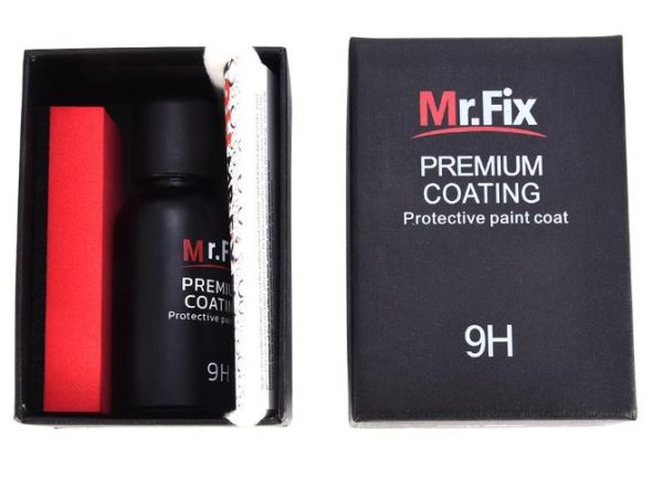 9H Mr Fix Car Premium Coating Super Hydrophobic Glass Coating Car Liquid Ceramic Coat Auto Paint Care Nano-Plated Crystal Crystallized Coating Automotive Auto Detailing Car Polish Anti-Scratch - Image 3