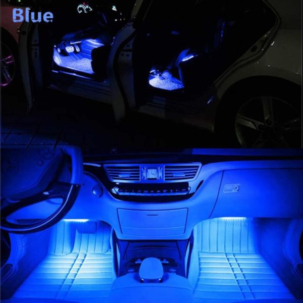 Car Interior Atmosphere Light Decor Lamp Remote Control With Music Sensor - Image 3