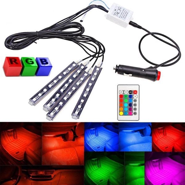 9 LED Neon Interior Light Atmosphere Light - Image 3