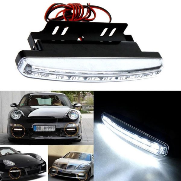 2 pcs 8 LED Waterproof DC 12V Head Lamp Parking Light - Image 3