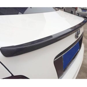 Carbon Fiber Soft Tail Spoiler Car Rear Roof Trunk Wing Lip