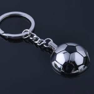 Football Key Chains Metal Half Ball Soccer key Chains