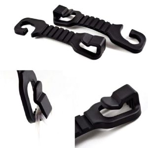 2 PCS Plastic Car Shopping Bag Holder Seat Hook Hanger