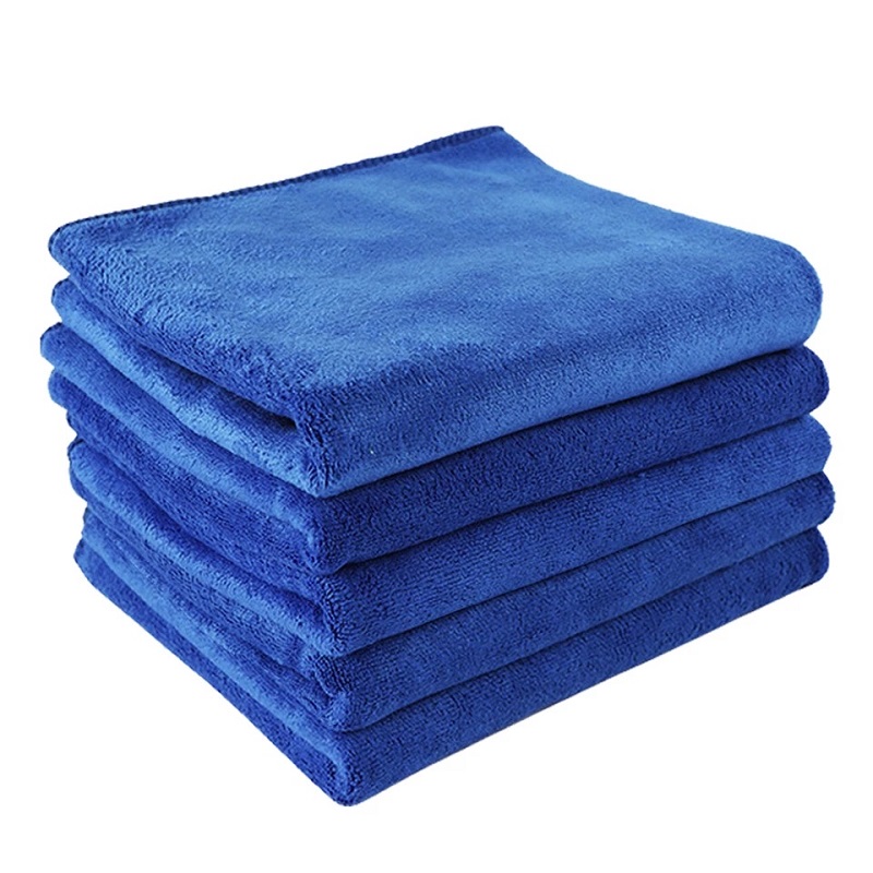 Pack of 5 Thicken Car Care Microfiber Cleaning Towel 30 Cm * 60 Cm