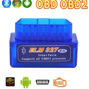 Super Mini ELM 327 Bluetooth V 2.1 OBD2 Diagnostic Scanner Tool