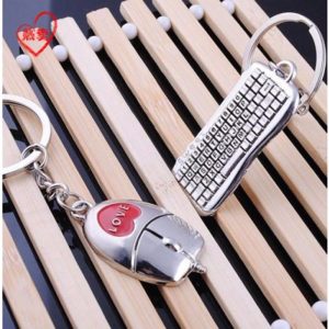 1 Pair Mouse And keyboard Key Ring