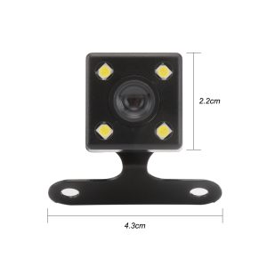 4 Led Reverse Camera Night Vision HD Rear View Camara Lens 2.5mm