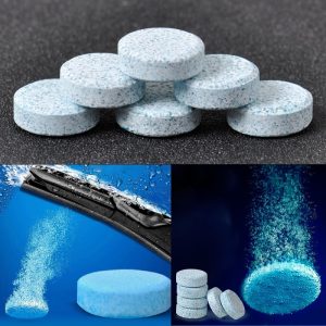 5 Pcs Car Windshield Glass Washer Cleaner Tablet