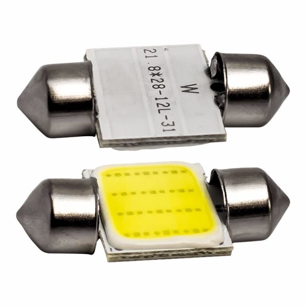 Pack of Two 41mm Super COB LED Bulb 12 Chips - Image 2