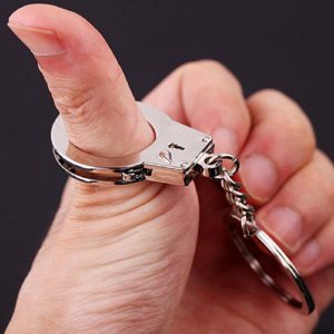 New Arrival Handcuffs Mini Key Ring