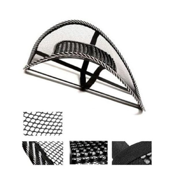Car Seat Back Support Massage Cushion Mesh Relief Lumbar Brace Car Office Home - Image 3