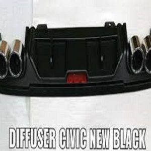 H.o.n.d.a C.i.v.i.c Dual Exhaust Diffuser Black