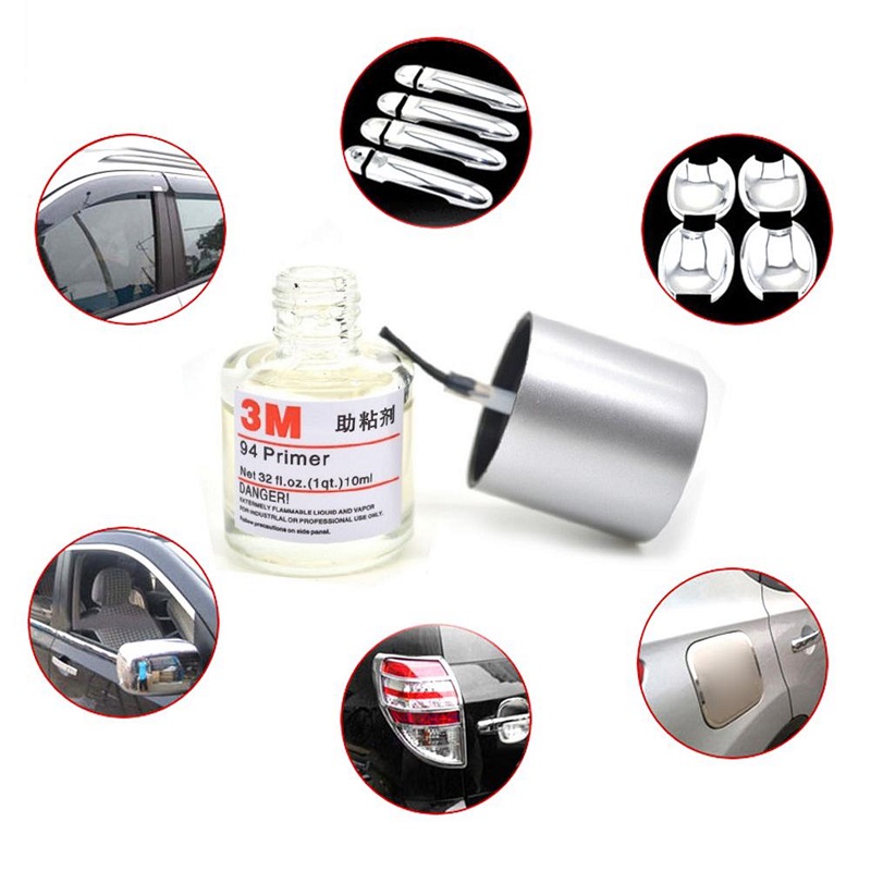 3M 94 Adhesive Primer Adhesion Promoter 5ML Car Wrapping Application Tool - Image 3