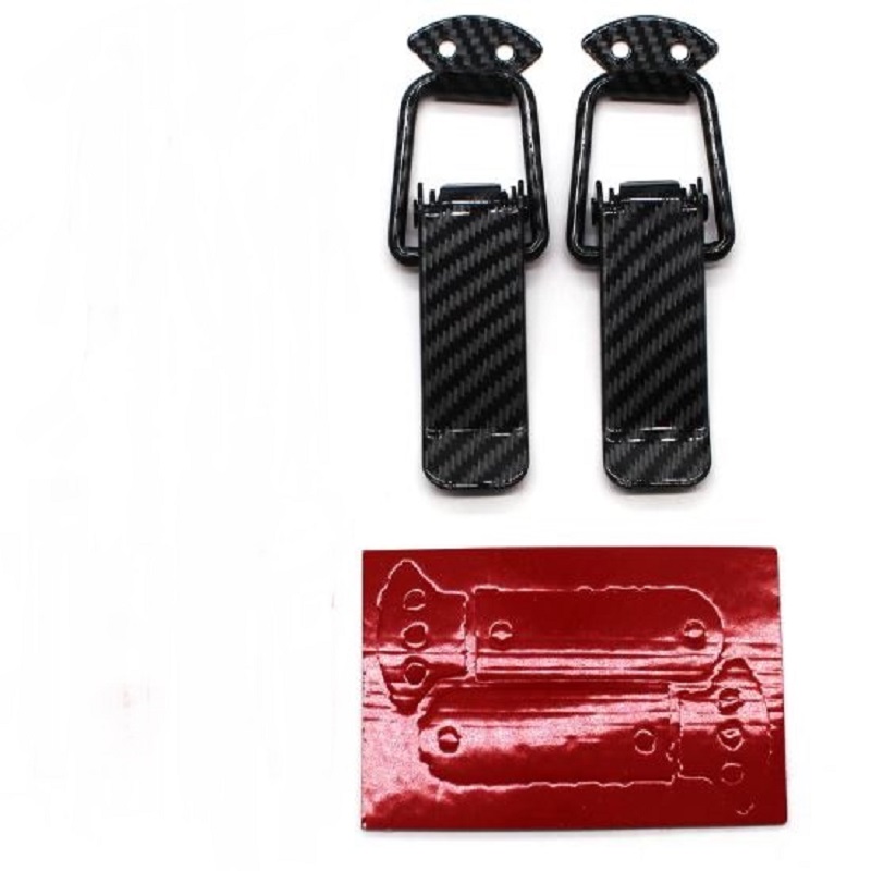 2Pcs Universal Bumper Durable Security Hook Lock Clip - Image 2