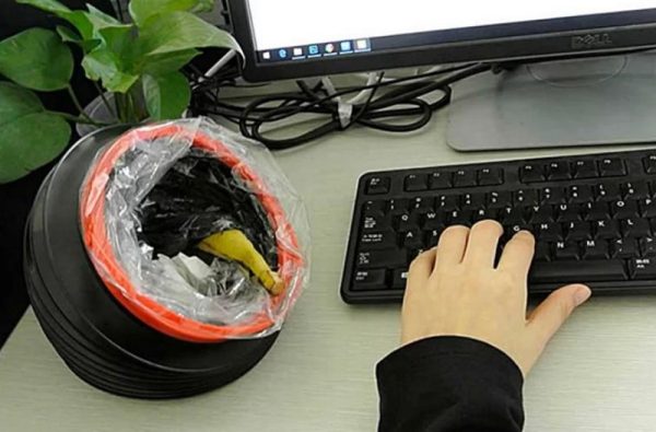 Foldable Bucket Portable Storage Mini Trash Can - Image 2