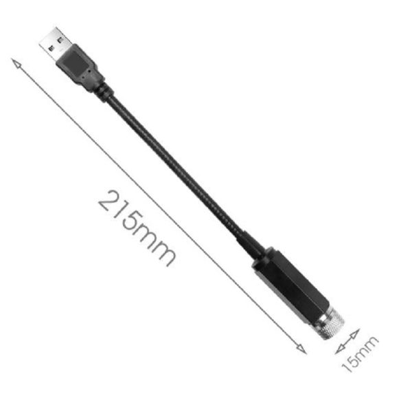 Universal USB LED Car Atmosphere Starry Laser Projection Light Auto Interior Decorative Light - Image 2
