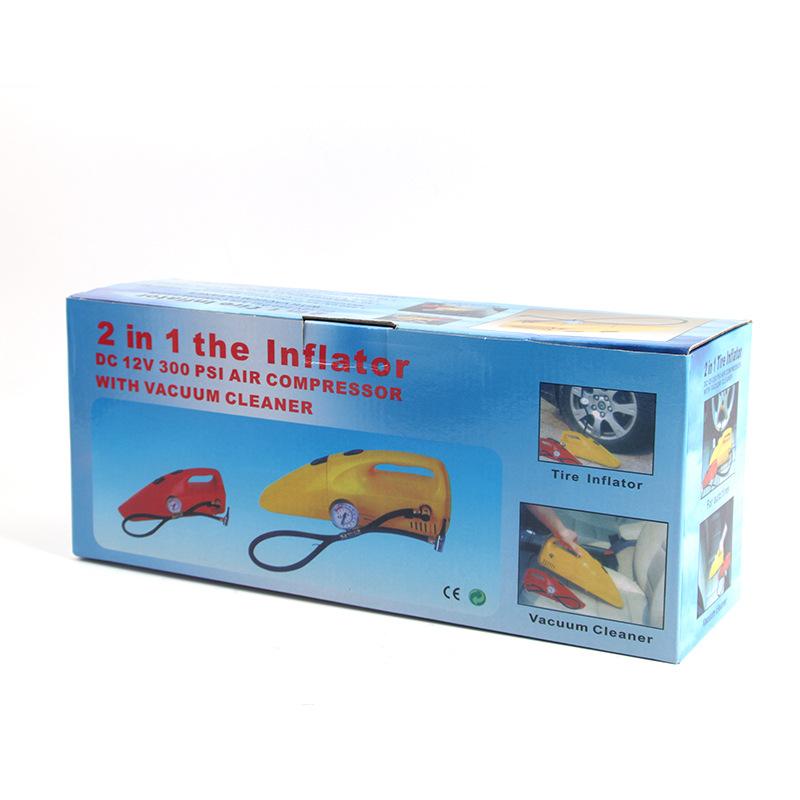 2-in-1 Car Vacuum Cleaner And Portable Car Tire Air Compressor - Image 2