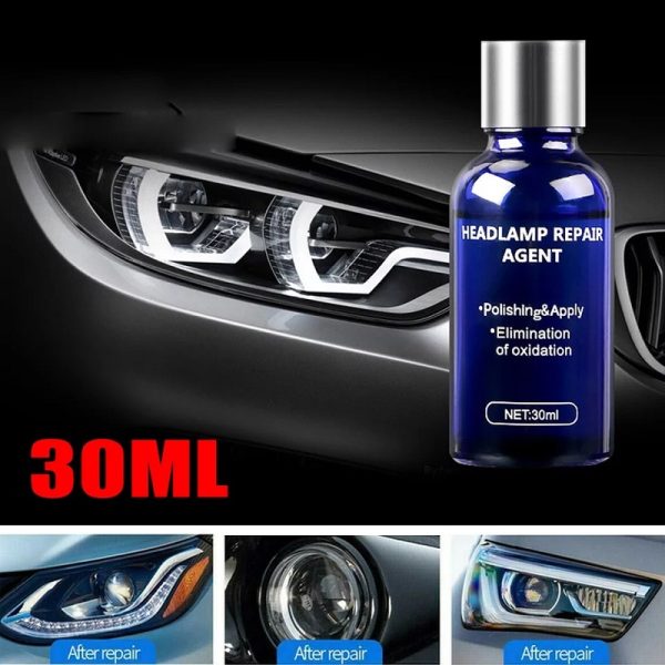 30ML Car Headlight Restoration Repair Coating Solution Repair Kit - Image 3