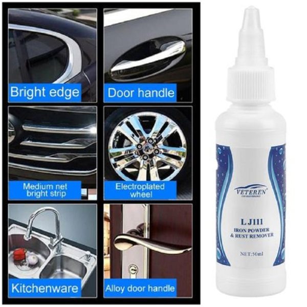 Car Paint Wheel Iron Powder Rust Remover Cleaning Tool 50 ML - Image 3