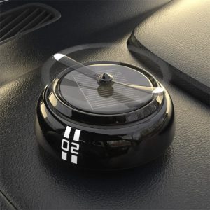 Solar Energy Car Perfume Fan Dashboard Black