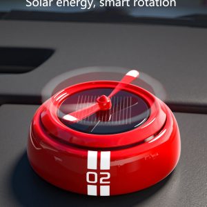 Solar Energy Car Perfume Fan Dashboard Red