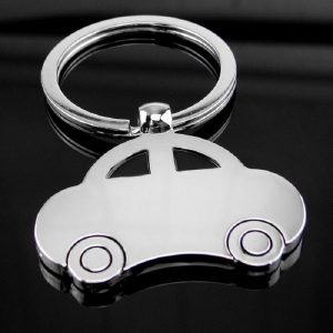 Metal Cute Car Shape Key Chain