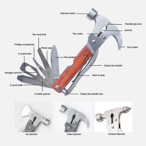 Multi-functional Bee Hive Tool Combination Claw Hammer