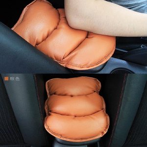 Universal Car Center Armrest Soft Cushion Pad Brown