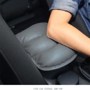 Universal Car Center Armrest Soft Cushion Pad Gray