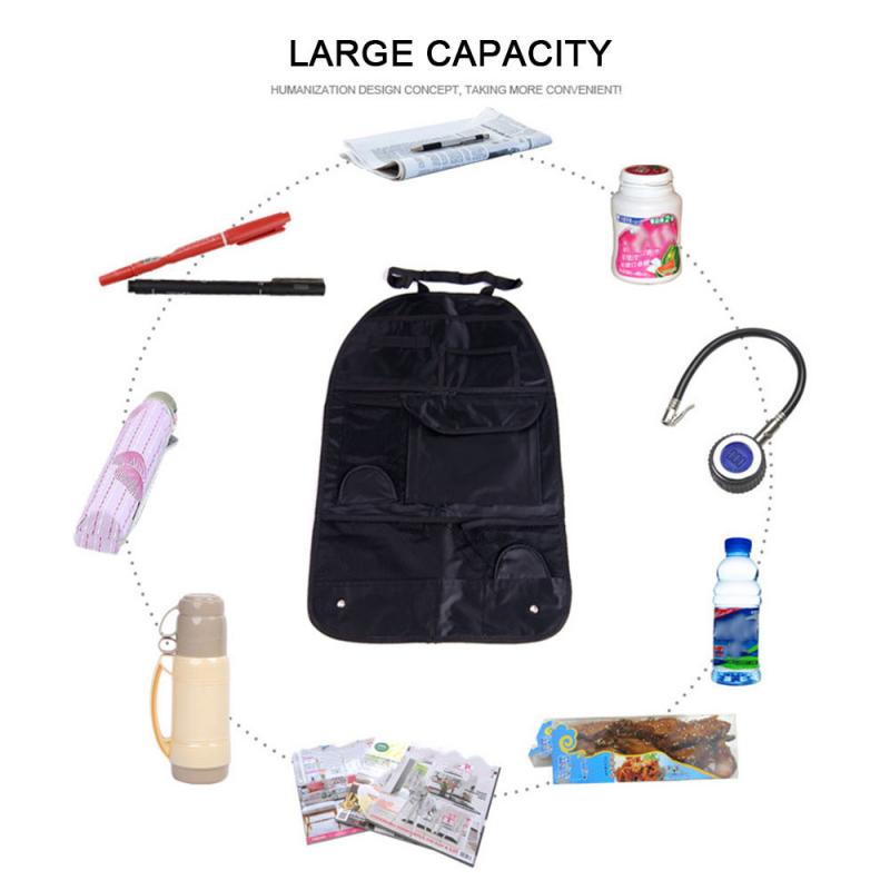 Car Back Seat Storage Organizer Trash Net Holder Multi-Pockets - Image 2