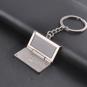 Creative Laptop Shape Metal Key Chain