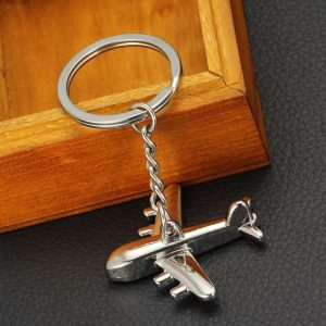 Creative Simulation Plane Metal Key Chain