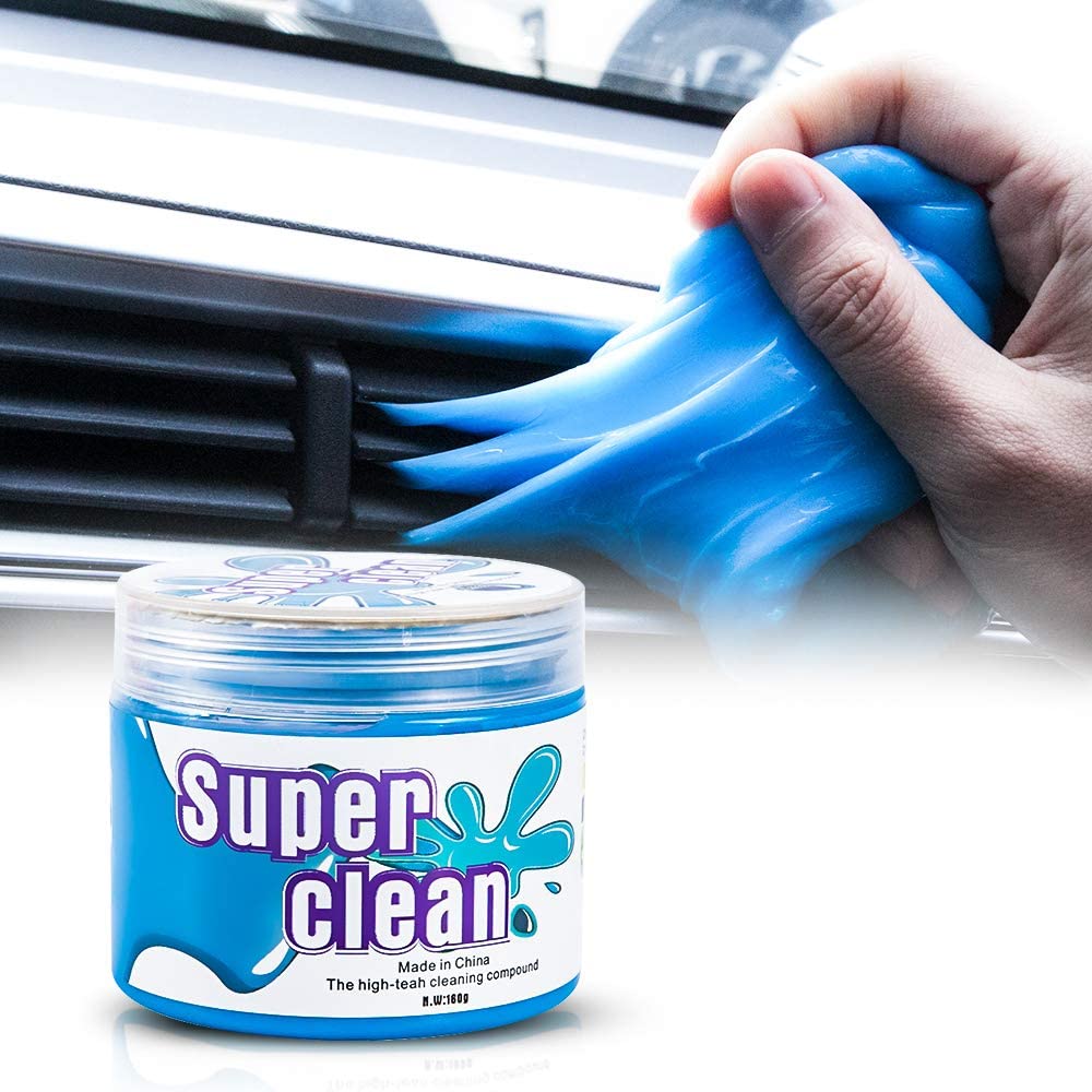 Universal Car Vent Magic Dust Cleaner, Laptop Keyboard Sliding Gel - Image 2