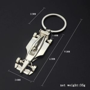 3D Racing Car Key Chain