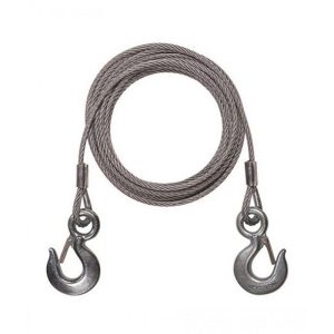 Stainless Steel Cable Tow Rope With Hook 10Ft