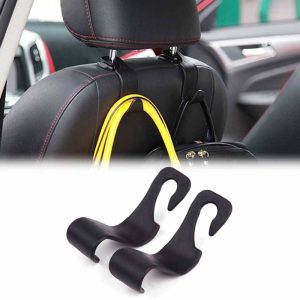 2 Pcs Universal Car Seat Back Hooks