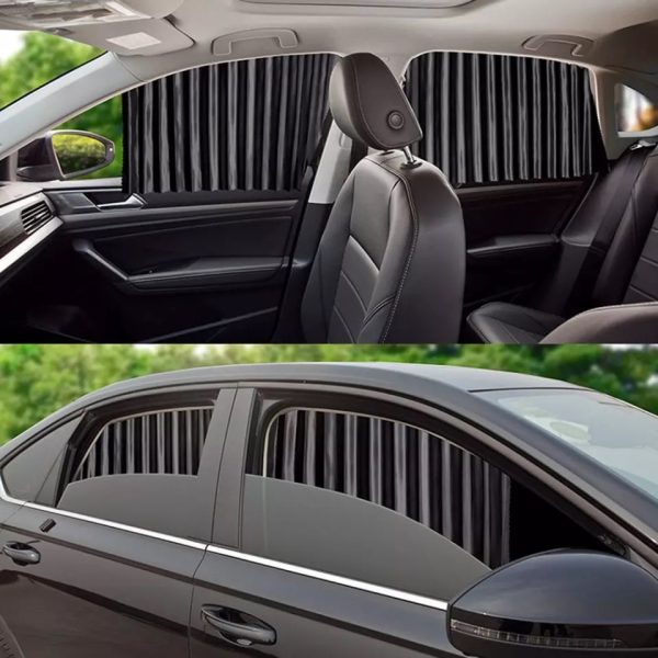Pack OF 4 Magnetic Car Sunshade Curtains - Image 4