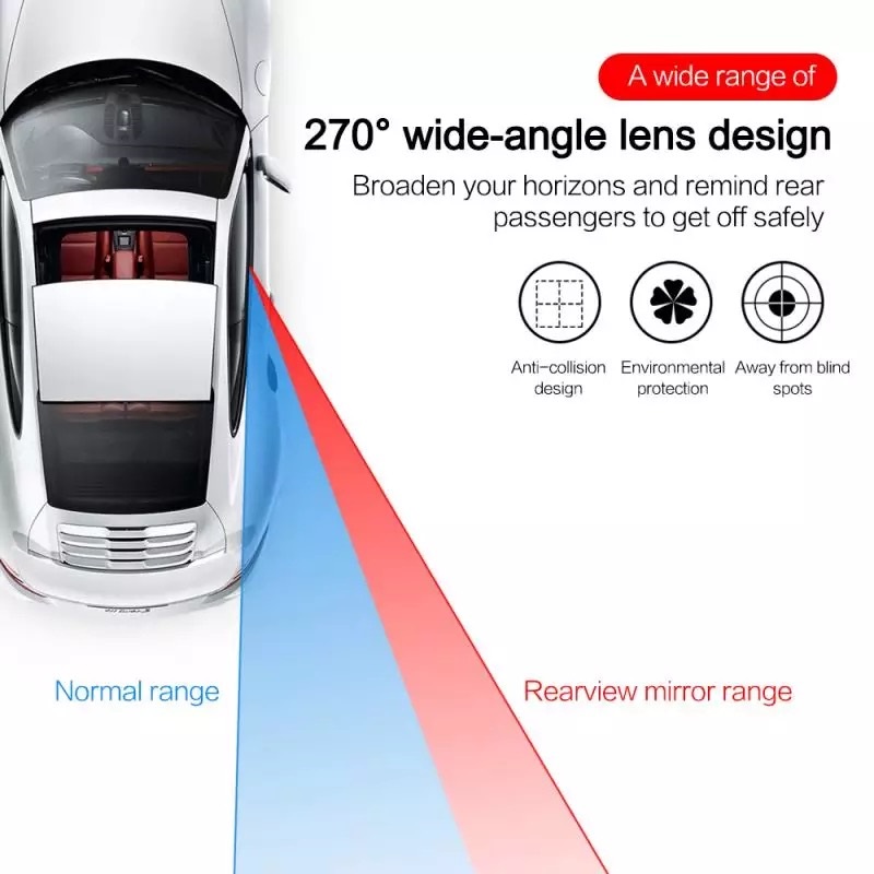 Car Adjustable Side Rear View Blind Spot Mirror - Image 4