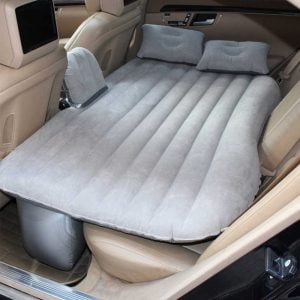 Universal Car Air Mattress Travel Bed Inflatable -Gray