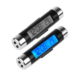 Digital Car Air Vent Car Thermo meter Clock