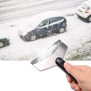 Portable Winter Car Windshield Snow Scraper Mini Ice Shovel Stainless