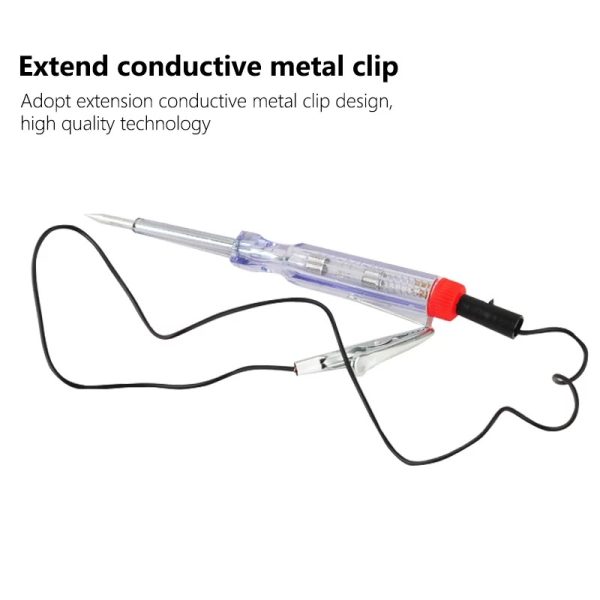 Car Truck Motorcycle Circuit Voltage Tester Test Pen DC 12V Electrical Automotive Tester - Image 4
