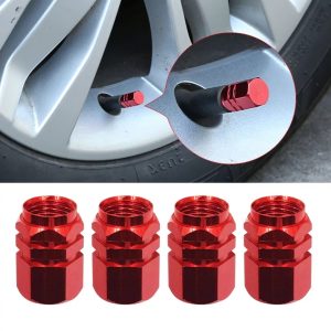 Aluminum Tire Wheel Rims Stem Air Valve Caps Tyre Cover Car Truck