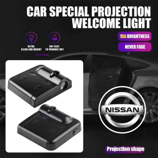 2pcs Car Door Logo Projection Light MG - Image 3