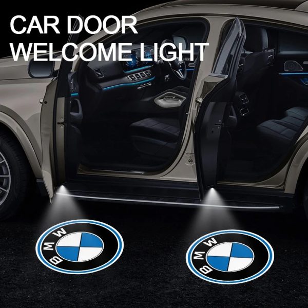 2pcs Car Door Logo Projection Light BMW