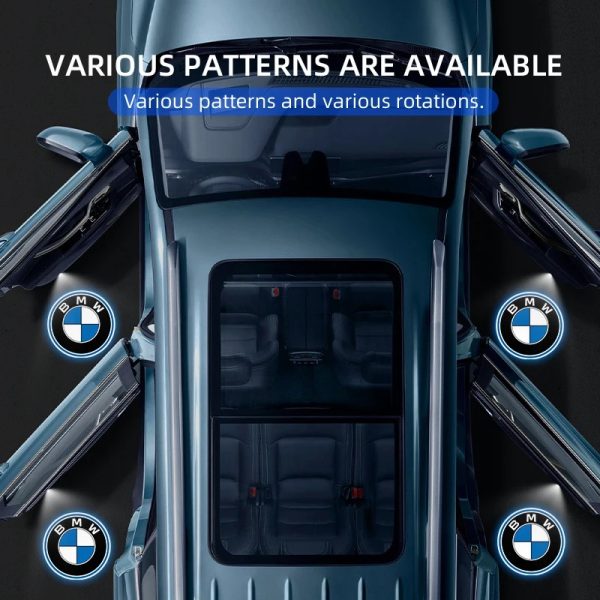 2pcs Car Door Logo Projection Light BMW - Image 4