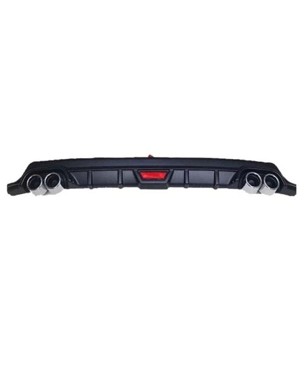 T.o.y.o.t.a C.o.r.o.l.l.a Dual Exhaust Black Bumper Diffuser - Image 3