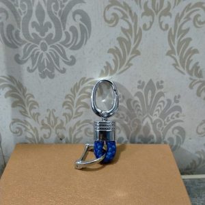 Hand Woven Horseshoe Buckle Keychain