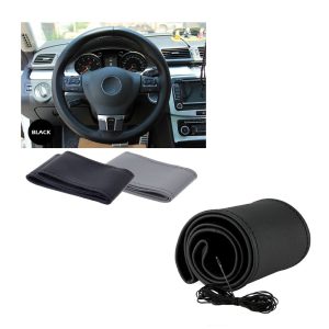 Car Steering Wheel Cover With Needles and Thread Auto