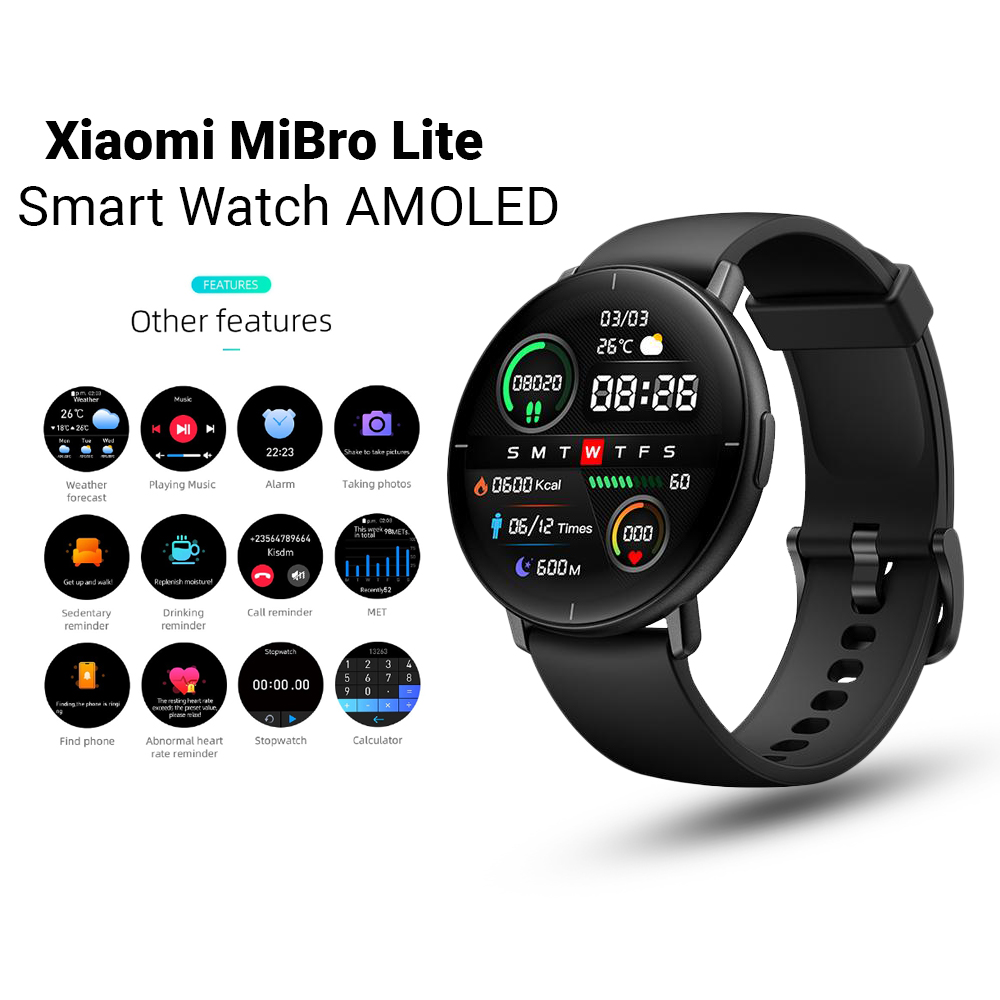 MIBRO LITE AMOLED SMART WATCH (ORIGINAL)